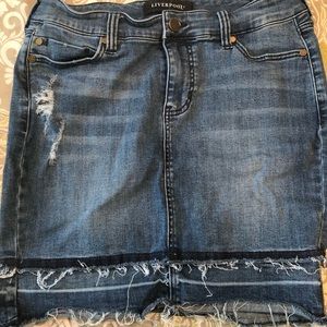 Liverpool Jean Skirt